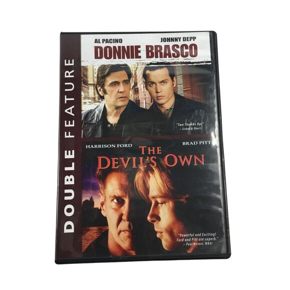 COLUMBIA PICTURES: DOUBLE FEATURE DVD DONNIE BRASCO AND THE DEVIL'S OWN - Picture 1 of 4